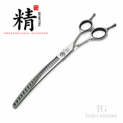 Tijera Profesional SEIMITSU - Acero Japonés 440c - Chunker Curva 7"