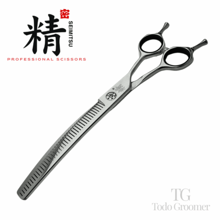 Tijera Profesional SEIMITSU - Acero Japonés 440c - Thinner Curva PIANO 7"