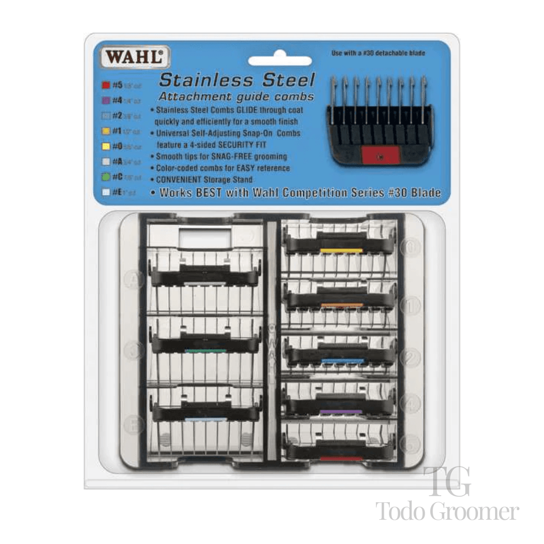 Set de Alzadores WAHL Professional A5 (Peines) - 1# al 8# - BR - Imagen 2