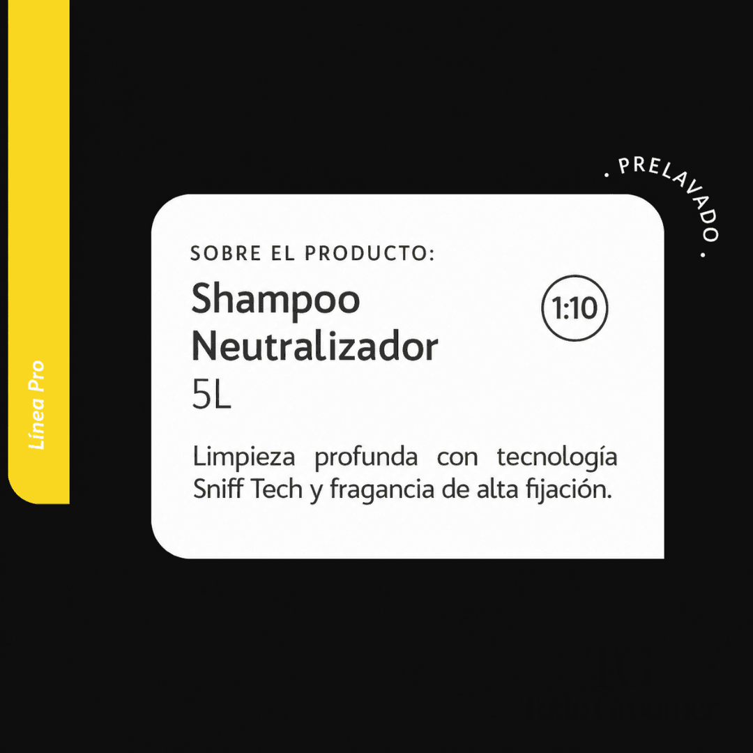 Shampoo Neutralizador de Olores Bubbles Pro 5 L - Imagen 2