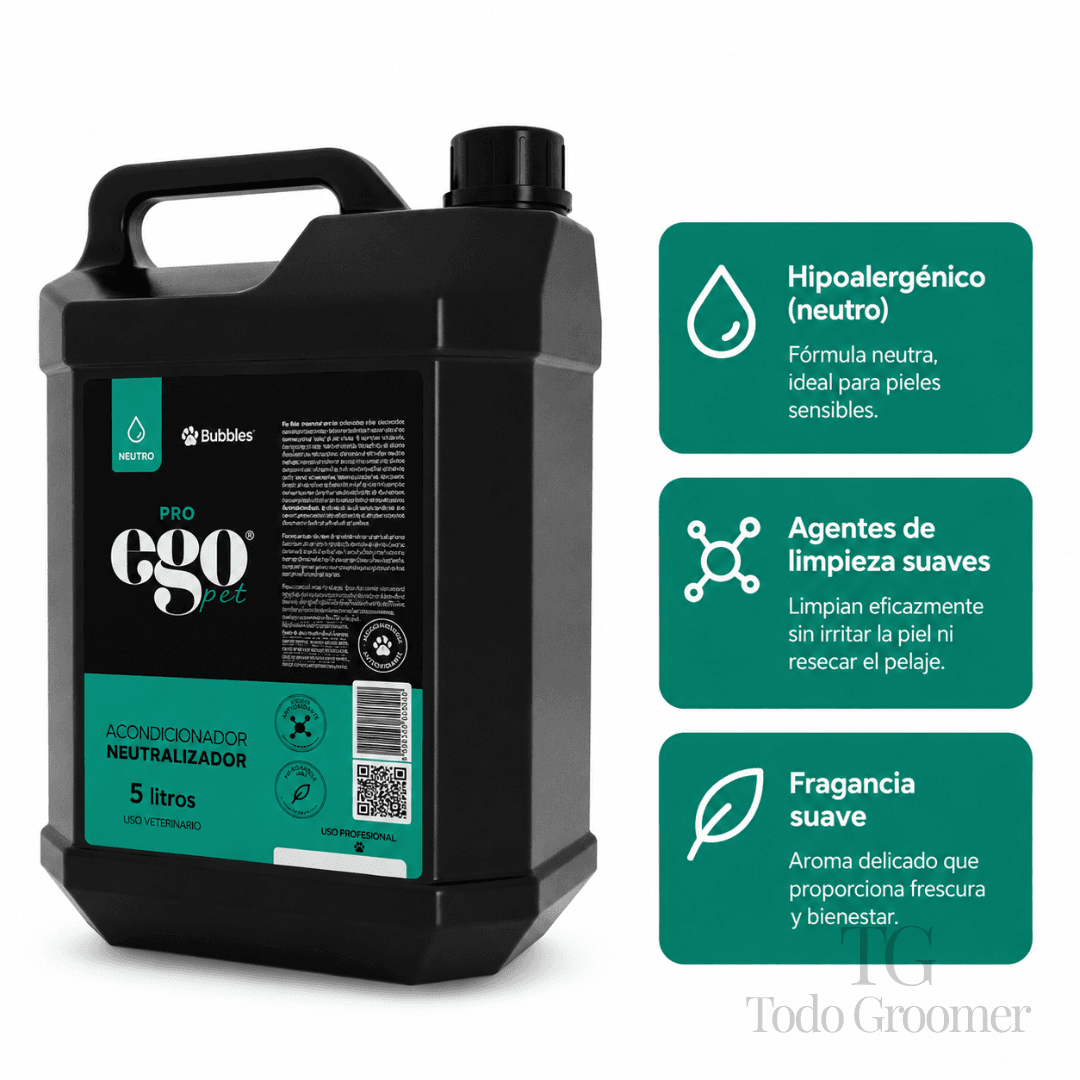 Shampoo Neutro Hidratante Bubbles Pro 5 L - Imagen 2