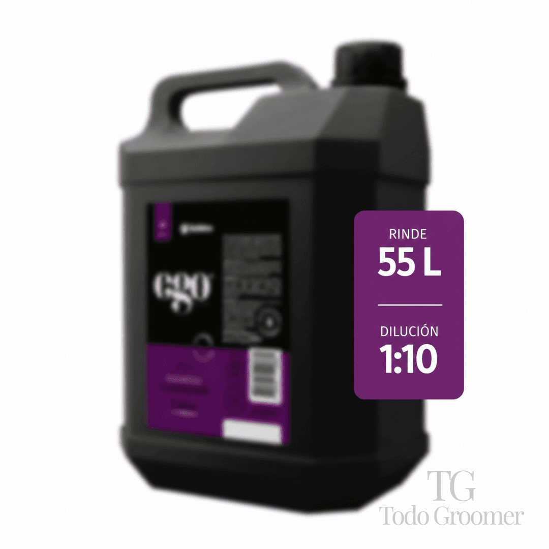 Shampoo Aclarador Óptico para Pelajes Blancos Bubbles Pro 5 L - Imagen 3