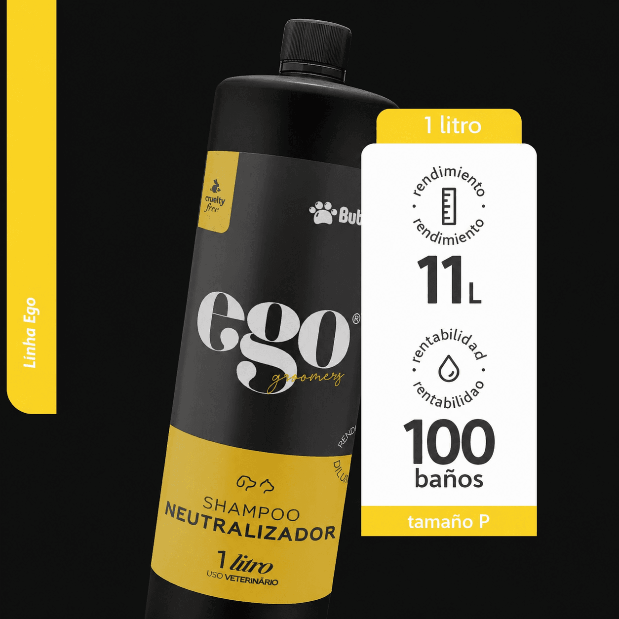 Shampoo Neutralizador de Olores Bubbles Pro 1 L - Imagen 4
