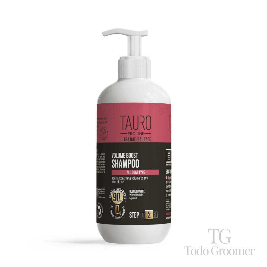 TAURO PRO LINE Ultra Natural Care Volume Boost champú para piel y pelaje de perros y gatos