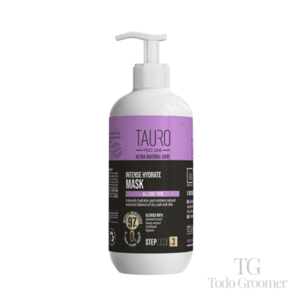 Mascarilla hidratante intenso TAURO PRO LINE Ultra Natural Care para piel y pelaje de perros y gatos