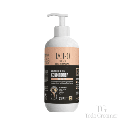 TAURO ULTRA NATURAL CARE Keratin & Gloss acondicionador para perros y gatos cuidado del pelaje